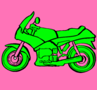 Dibujo Motocicleta pintado por yisell