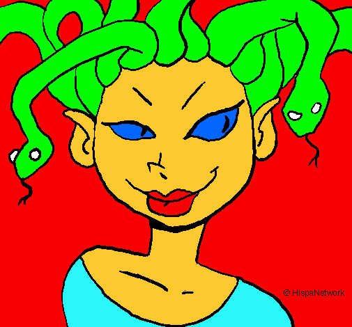 Mujer medusa