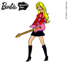 Dibujo Barbie la rockera pintado por AGUCHI