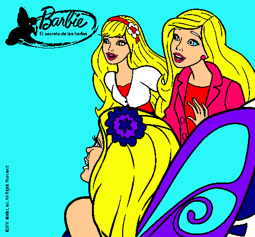 Barbie y sus amigas sorprendidas