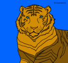 Dibujo Tigre pintado por lurdes22