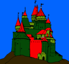 Dibujo Castillo medieval pintado por mathy_04