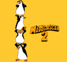 Dibujo Madagascar 2 Pingüinos pintado por hfjftycxdcuy