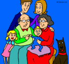Dibujo Familia pintado por mnjtghf