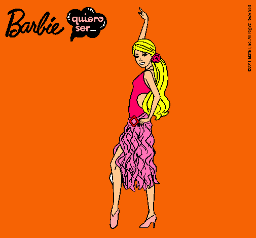 Barbie flamenca