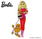 Dibujo Barbie con sus mascotas pintado por jainamg