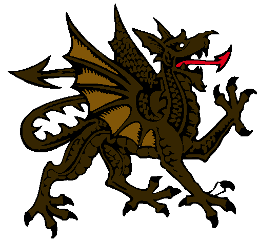Dibujo Dragón agresivo pintado por svent12