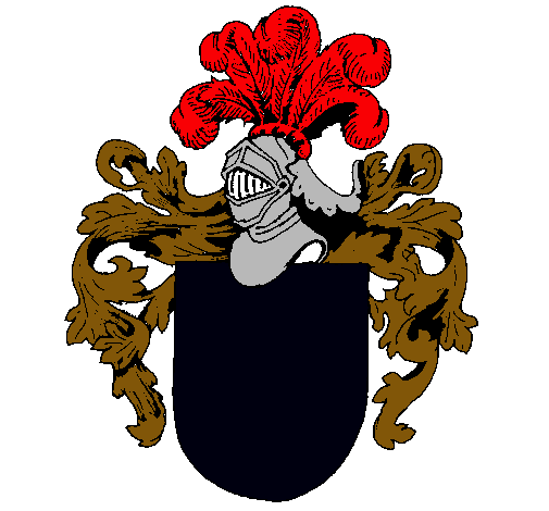 Escudo de armas y casco