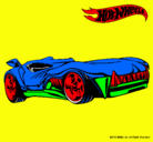 Dibujo Hot Wheels 3 pintado por coche 