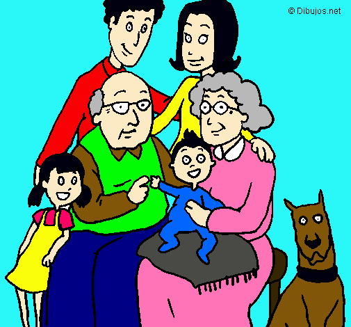 Dibujo Familia pintado por divis
