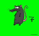 Dibujo Rata pintado por pinedasanche
