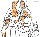 Dibujo Familia pintado por kbritax