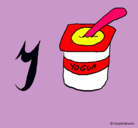 Dibujo Yogur pintado por jgyjhunbhynh