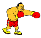 Dibujo Boxeador pintado por  ytrde