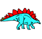 Dibujo Stegosaurus pintado por wolfgang dav