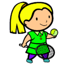 Dibujo Chica tenista pintado por Borjon
