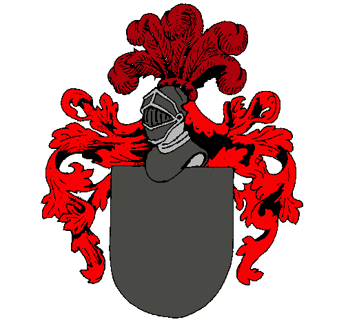 Escudo de armas y casco