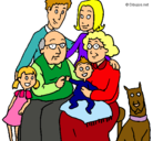 Dibujo Familia pintado por katipop