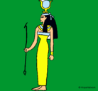 Dibujo Hathor pintado por qqqasedygggf