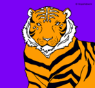 Dibujo Tigre pintado por rosariodia