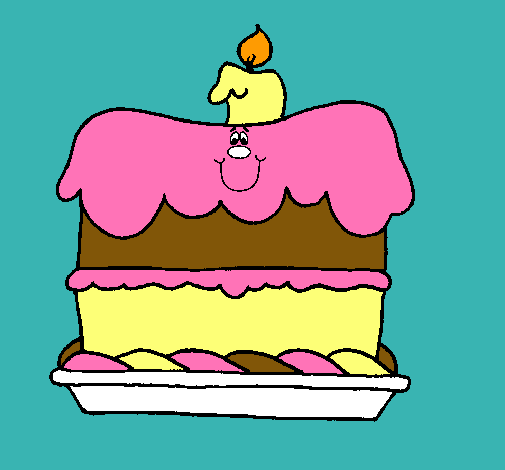 Pastel de cumpleaños