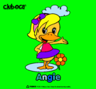 Dibujo Angie pintado por 0022