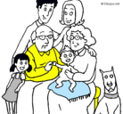 Dibujo Familia pintado por Teresinhazinha