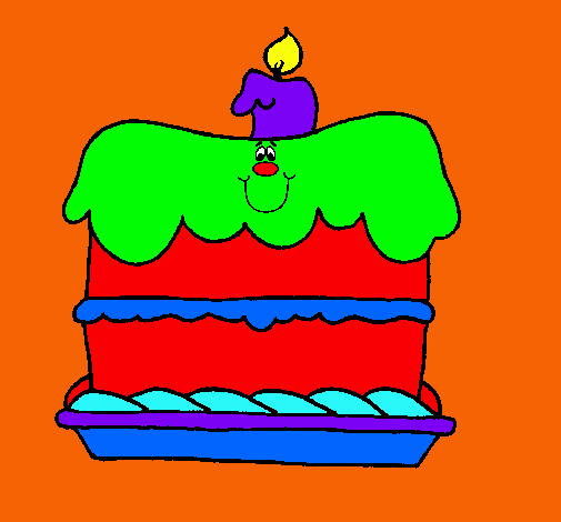 Pastel de cumpleaños