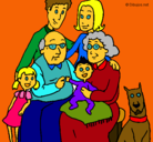 Dibujo Familia pintado por TamaraGaBo