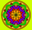 Dibujo Mandala 35 pintado por robertinn