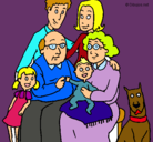 Dibujo Familia pintado por naciddo