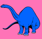 Dibujo Braquiosaurio II pintado por cjcm