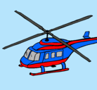 Dibujo Helicóptero  pintado por Estefpanny