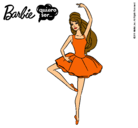 Dibujo Barbie bailarina de ballet pintado por chipi