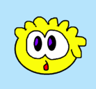 Dibujo Puffle 2 pintado por sairi8