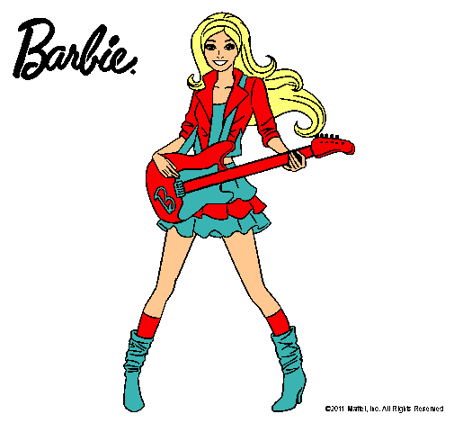 Barbie guitarrista