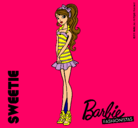 Dibujo Barbie Fashionista 6 pintado por katia325