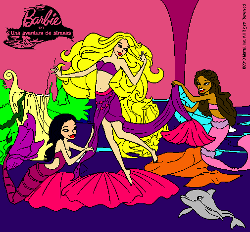 Barbie con sirenas