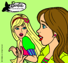 Dibujo Barbie sorprendida pintado por dracululaura