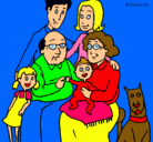 Dibujo Familia pintado por Aiejandra