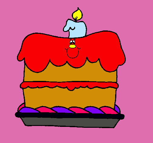 Pastel de cumpleaños