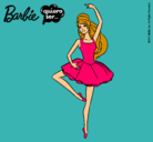 Dibujo Barbie bailarina de ballet pintado por nata123