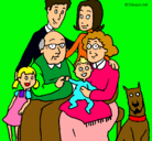 Dibujo Familia pintado por 667954193