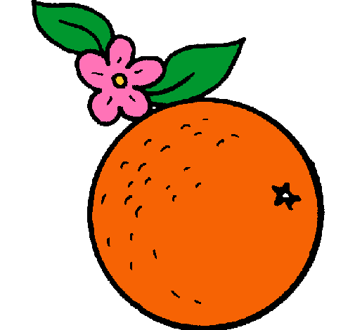 Dibujo naranja pintado por Omar09