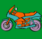 Dibujo Motocicleta pintado por rakel82