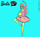 Dibujo Barbie bailarina de ballet pintado por Aashi