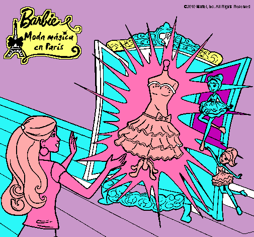 El vestido mágico de Barbie