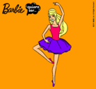 Dibujo Barbie bailarina de ballet pintado por chilindrina