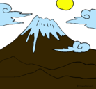 Dibujo Monte Fuji pintado por fertiempo