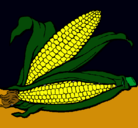 Dibujo Mazorca de maíz pintado por Lenin